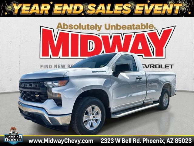 used 2023 Chevrolet Silverado 1500 car, priced at $24,713