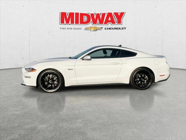 used 2021 Ford Mustang car, priced at $34,995