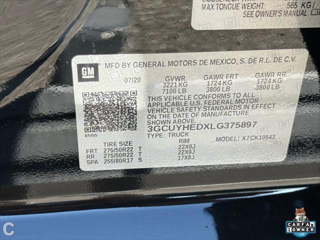 used 2020 Chevrolet Silverado 1500 car, priced at $43,000
