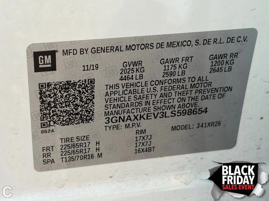 used 2020 Chevrolet Equinox car, priced at $13,594