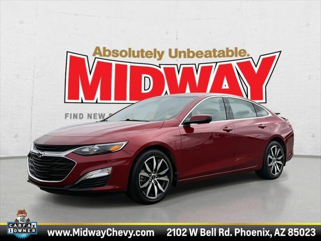 used 2022 Chevrolet Malibu car, priced at $16,600