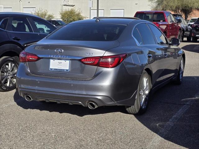 used 2021 INFINITI Q50 car, priced at $25,995