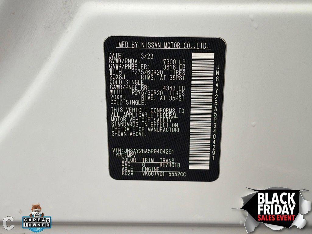 used 2023 Nissan Armada car, priced at $27,500