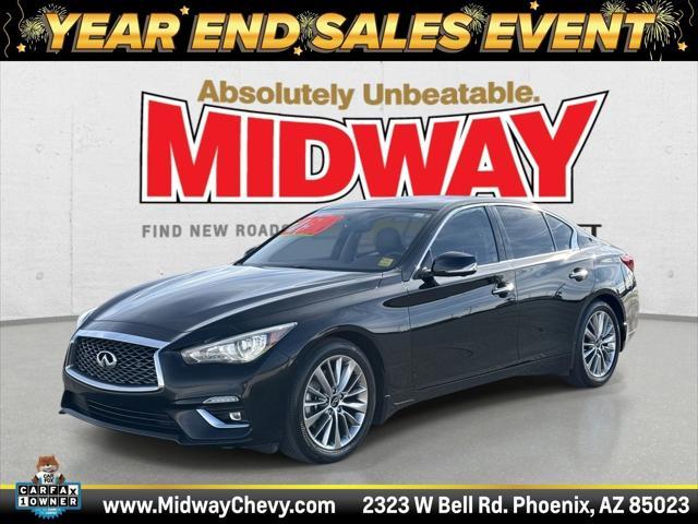 used 2022 INFINITI Q50 car, priced at $22,600