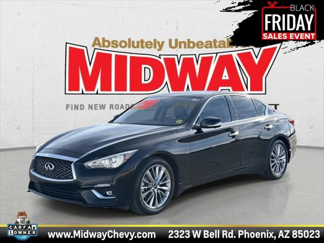 used 2022 INFINITI Q50 car, priced at $25,586