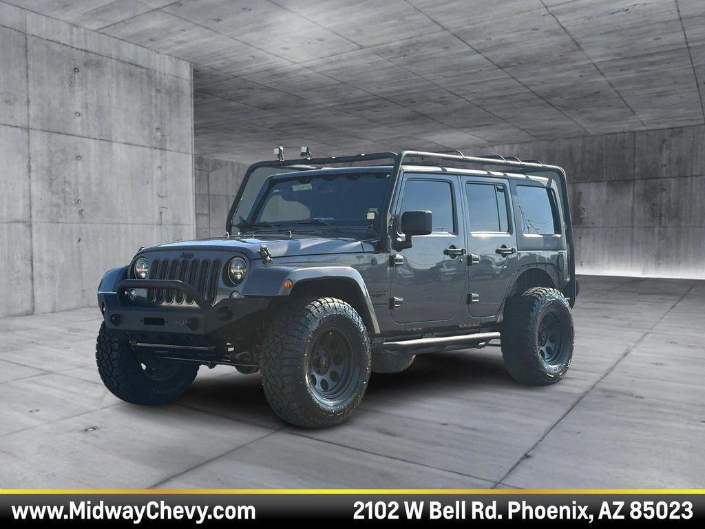 used 2016 Jeep Wrangler Unlimited car, priced at $13,588
