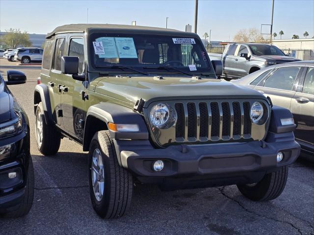 used 2021 Jeep Wrangler Unlimited car, priced at $27,000