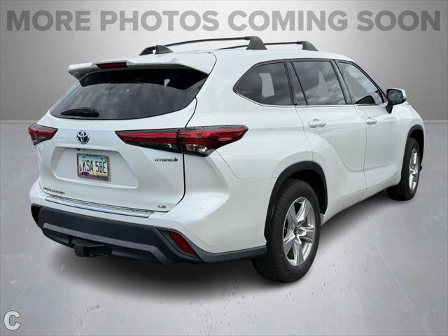 used 2022 Toyota Highlander Hybrid car, priced at $30,699