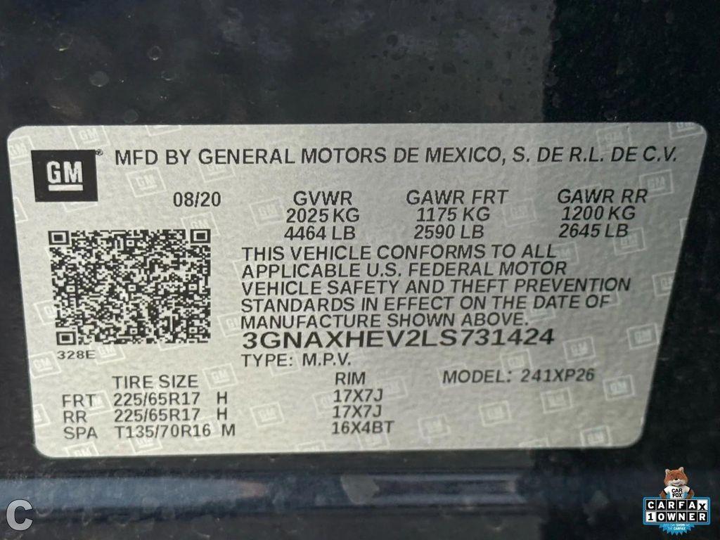 used 2020 Chevrolet Equinox car, priced at $17,394