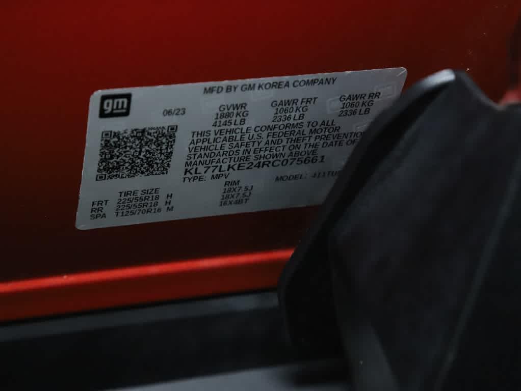 used 2024 Chevrolet Trax car, priced at $22,963