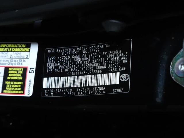 used 2023 Toyota Camry car, priced at $27,526