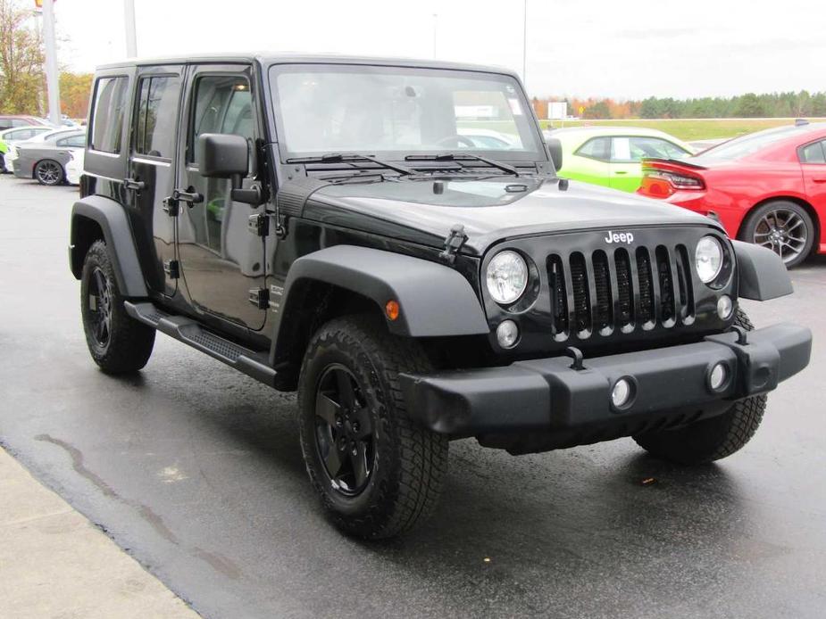 used 2018 Jeep Wrangler JK Unlimited car, priced at $21,846