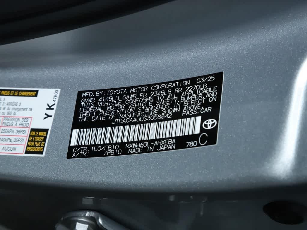 used 2025 Toyota Prius car, priced at $32,424