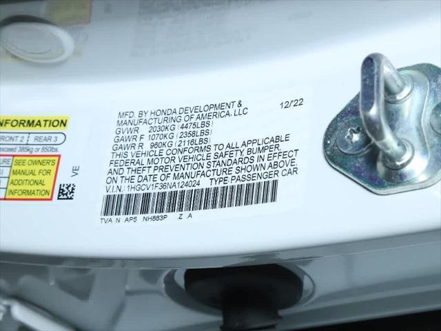 used 2022 Honda Accord car, priced at $29,980