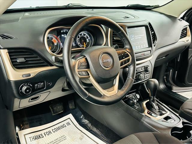 used 2017 Jeep Cherokee car, priced at $16,588