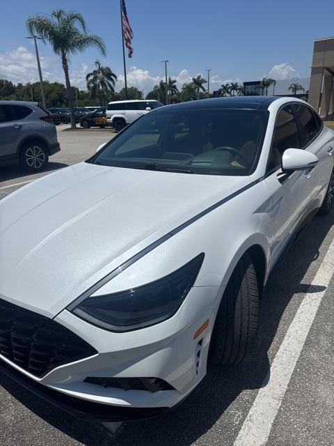 used 2021 Hyundai Sonata car, priced at $22,757