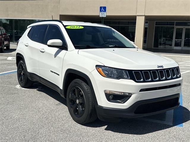 used 2021 Jeep Compass car, priced at $18,521
