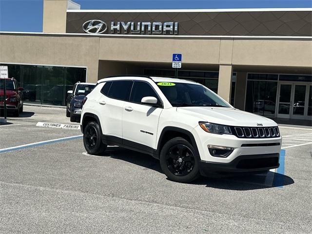 used 2021 Jeep Compass car, priced at $18,521