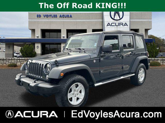 used 2016 Jeep Wrangler Unlimited car, priced at $17,491