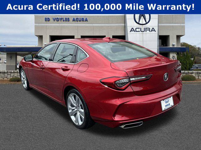 used 2021 Acura TLX car, priced at $29,991