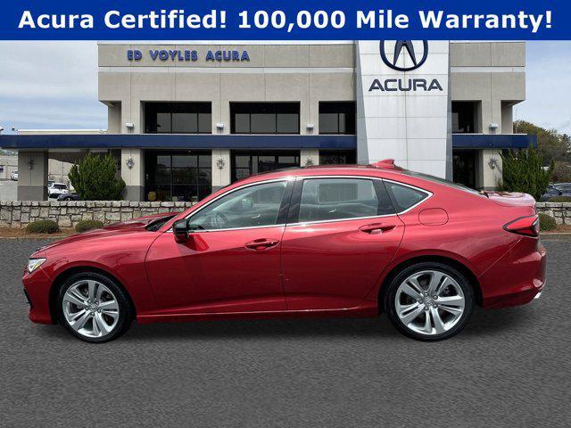 used 2021 Acura TLX car, priced at $29,991