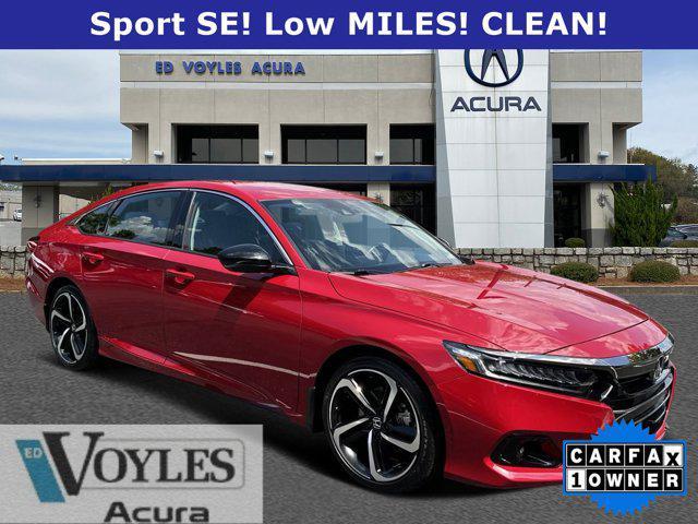 used 2021 Honda Accord car, priced at $27,991