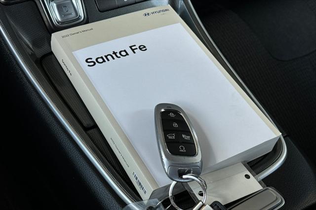 used 2022 Hyundai Santa Fe car, priced at $19,350