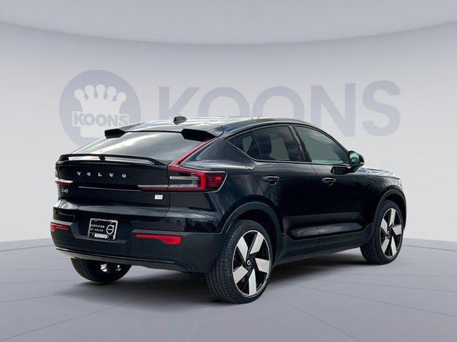 used 2023 Volvo C40 Recharge Pure Electric car, priced at $34,000