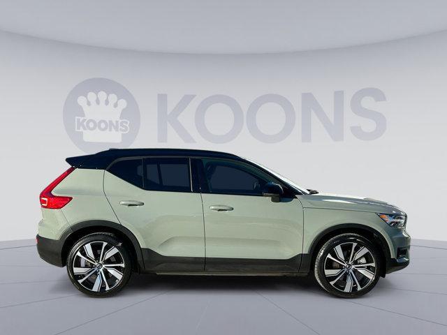 used 2022 Volvo XC40 Recharge Pure Electric car, priced at $29,750