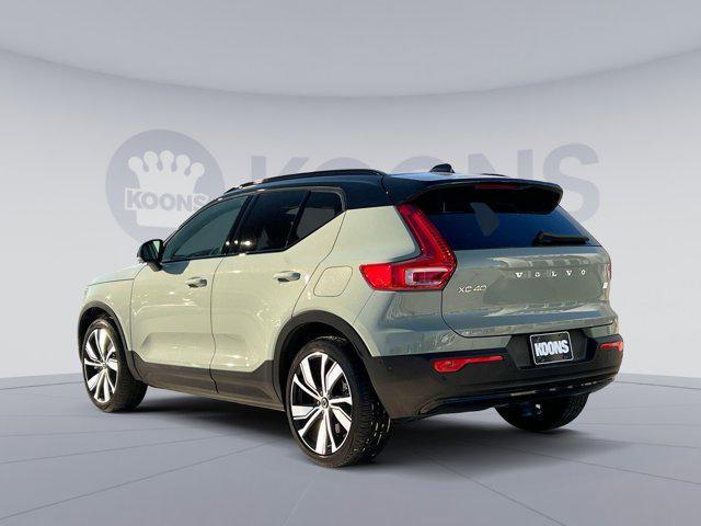 used 2022 Volvo XC40 Recharge Pure Electric car, priced at $29,750