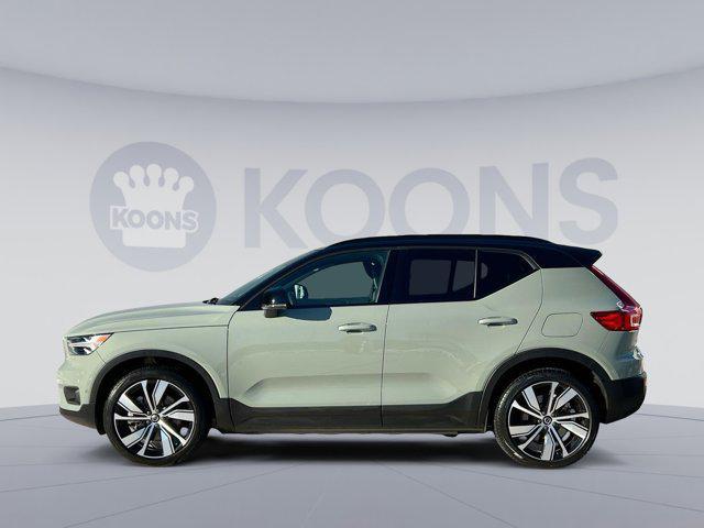 used 2022 Volvo XC40 Recharge Pure Electric car, priced at $29,750