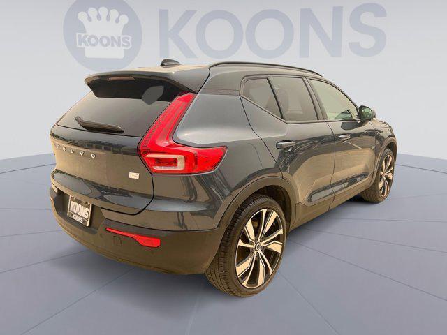 used 2022 Volvo XC40 Recharge Pure Electric car, priced at $30,000
