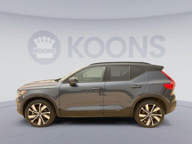 used 2022 Volvo XC40 Recharge Pure Electric car, priced at $30,000