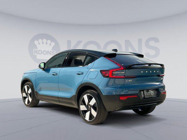 used 2022 Volvo C40 Recharge Pure Electric car, priced at $33,500