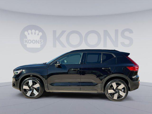 used 2023 Volvo XC40 Recharge Pure Electric car, priced at $40,000
