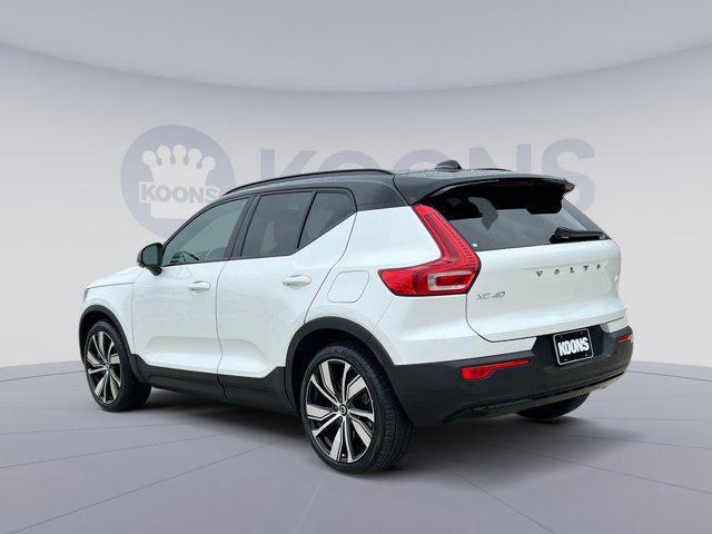 used 2021 Volvo XC40 Recharge Pure Electric car, priced at $26,000