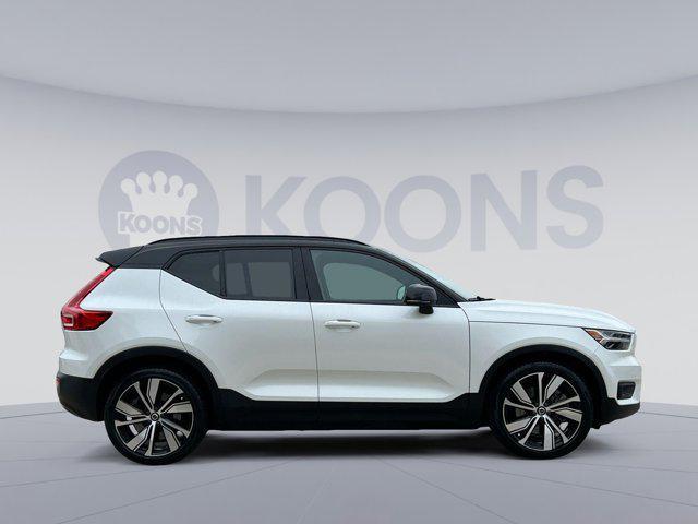 used 2021 Volvo XC40 Recharge Pure Electric car, priced at $26,000