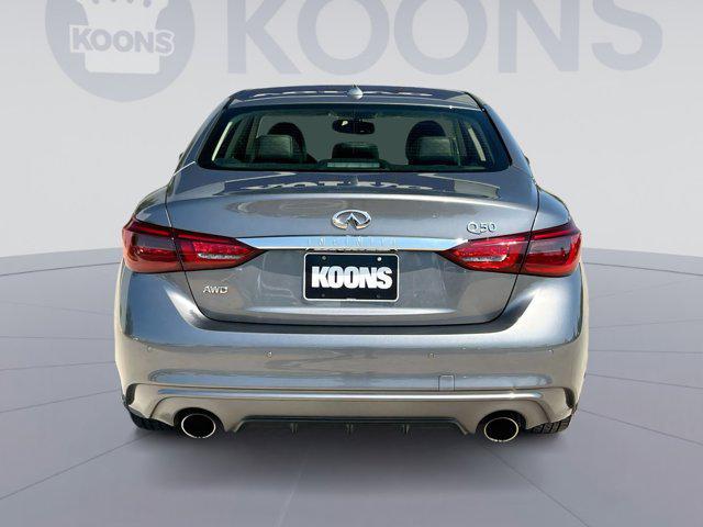 used 2021 INFINITI Q50 car, priced at $19,000