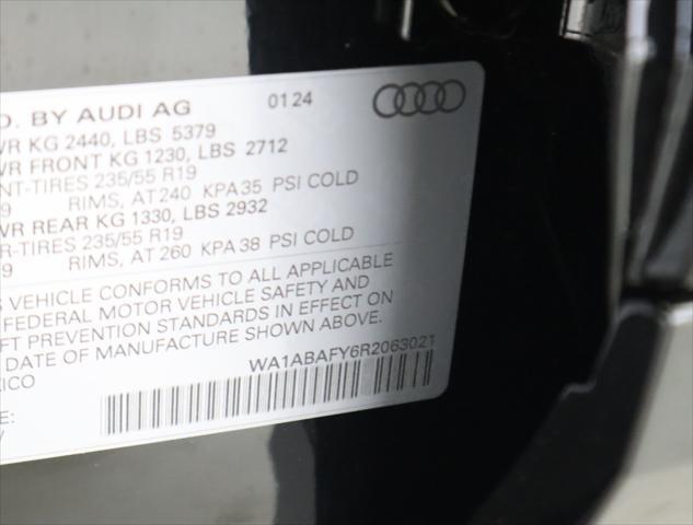 new 2024 Audi Q5 car, priced at $50,875