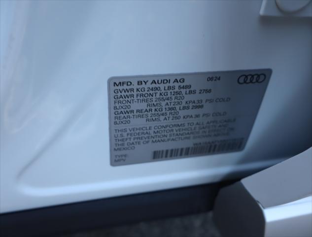 new 2024 Audi Q5 car, priced at $60,450