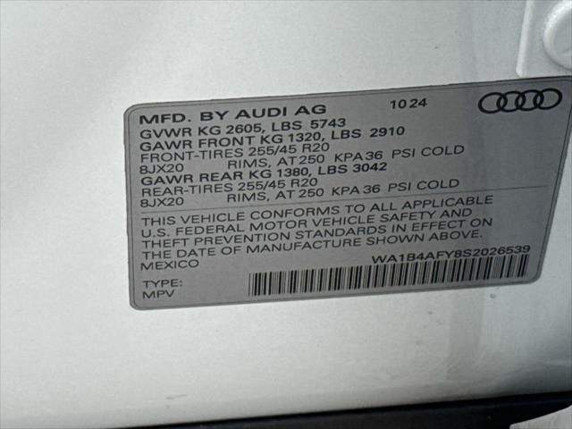 used 2025 Audi SQ5 car, priced at $61,981