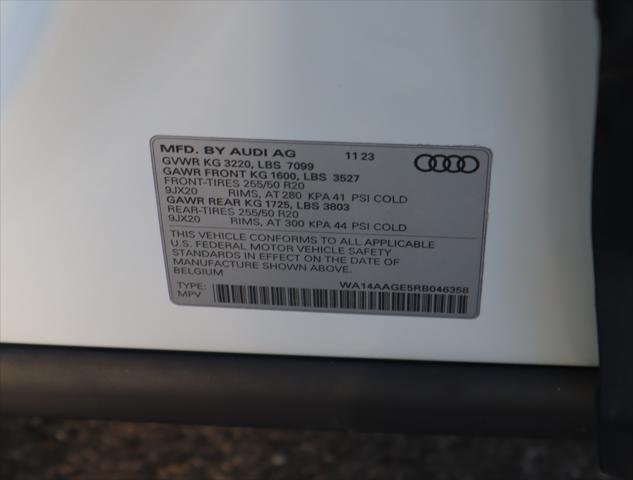 used 2024 Audi Q8 e-tron car, priced at $49,981