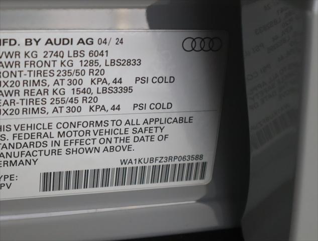 new 2024 Audi Q4 e-tron car, priced at $60,840