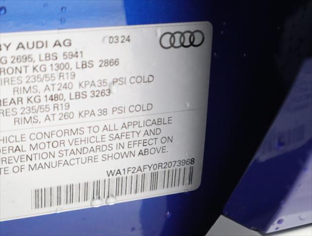 new 2024 Audi Q5 car, priced at $70,785