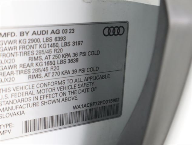 used 2023 Audi Q7 car, priced at $50,190