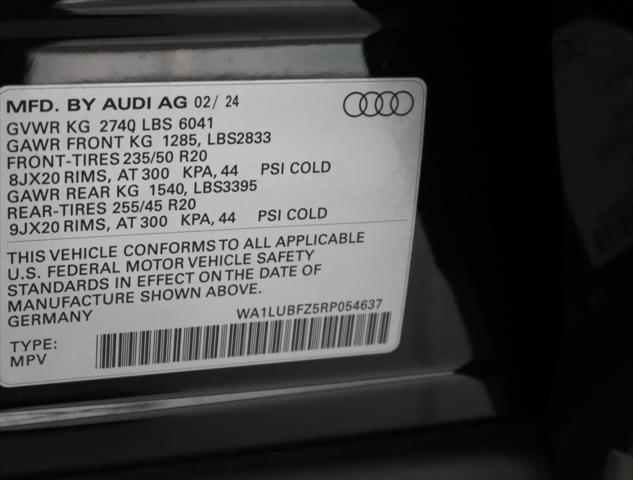 new 2024 Audi Q4 e-tron car, priced at $64,570