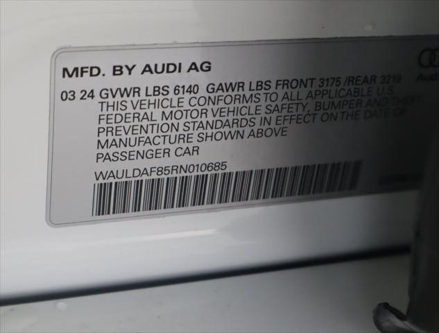 new 2024 Audi A8 car, priced at $97,745
