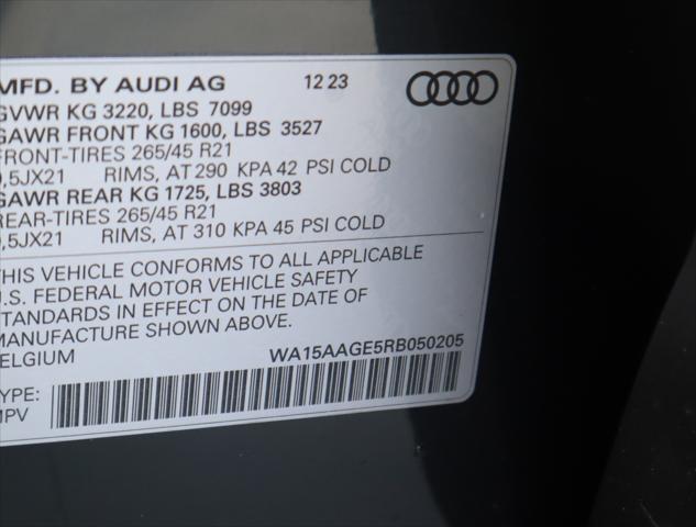 new 2024 Audi Q8 car, priced at $85,285