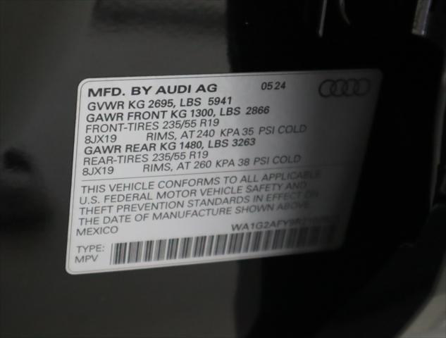 new 2024 Audi Q5 car, priced at $63,775