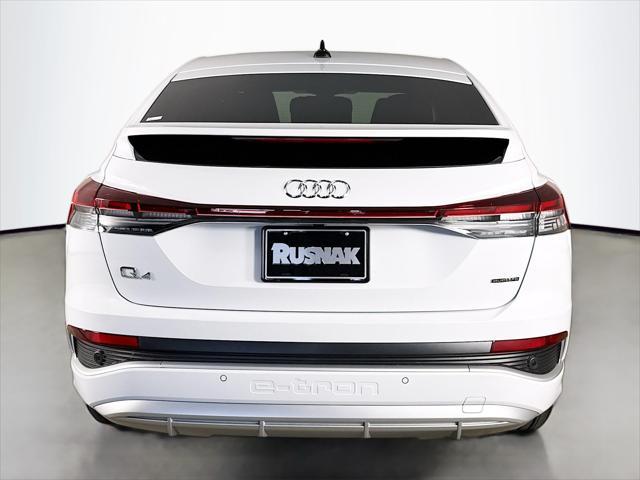 new 2025 Audi Q4 e-tron Sportback car, priced at $66,100